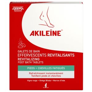 Akileïne Galets de bain effervescents revitalisants