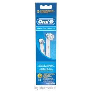 Oral-B Ortho Care Essentials, lot de 3