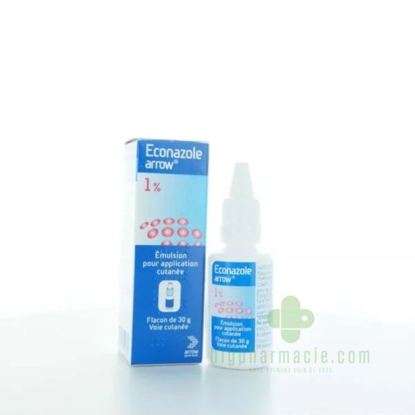 Econazole Arrow 1 % Emulsion Pour Application Cutanee 30 G En Flacon