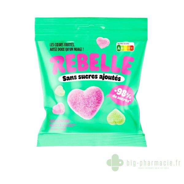 Rebelles, bonbons sans sucres ajoutés