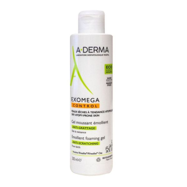 Exomega Control Gel Moussant Émollient Anti-Grattage 200 ml