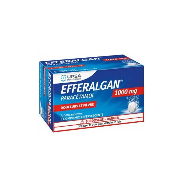 EFFERALGAN 1000mg arôme fruits rouges