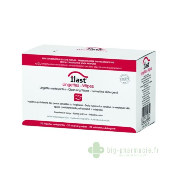 Ilast Lingettes boite de 20