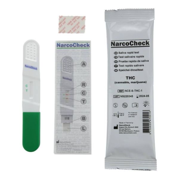 Test salivaire 5 drogues Narcocheck