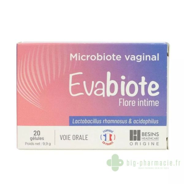 Evabiote Flore Intime boite de 20 gélules