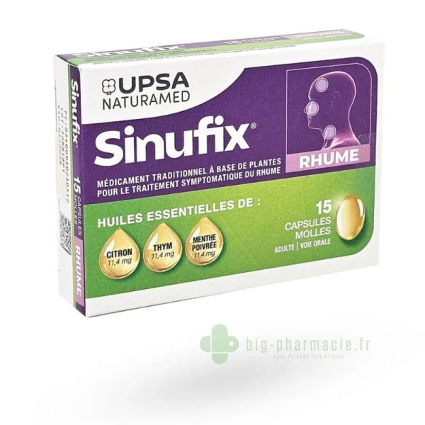 Sinusfix capsules 15 capsules molles