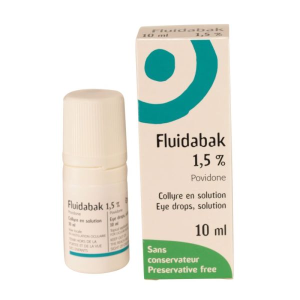 Fluidabak 1,5 %, collyre en solution flacon de 10ml