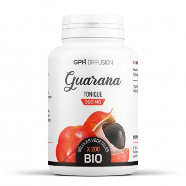 Guarana 200mg Bio 200 gélules GPH BIO