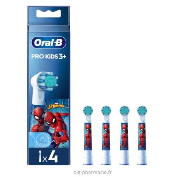 Oral B Pro Kids, brossettes Spider Man