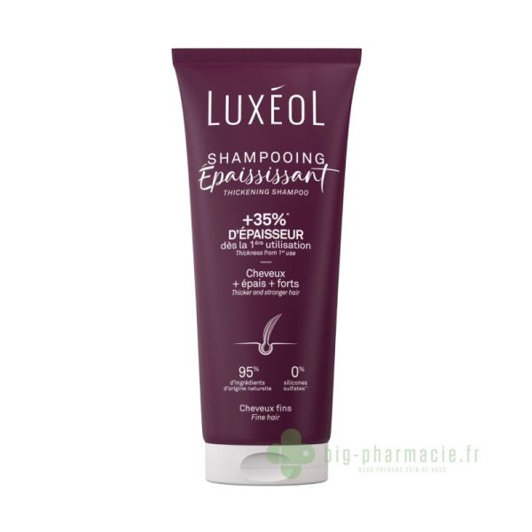 Luxéol shampooing épaississant 200ml