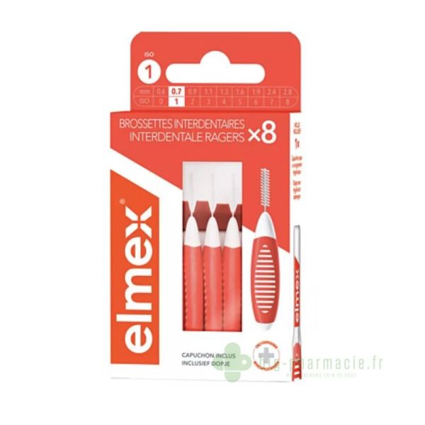 Elmex Brossettes Interdentaires iso 1, lot de 8