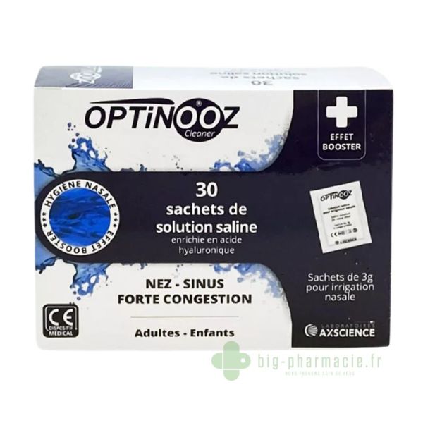 optinooz sachets de solution saline boite de 30