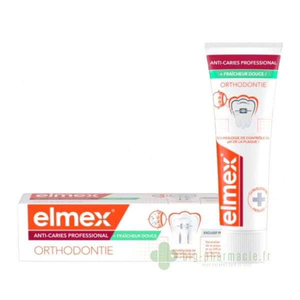 Elmex Dentifrice Anti-Caries Professional Orthodontie 75 ml
