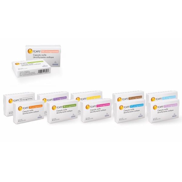 TCAPS 25 microgrammes, 30 capsules molles