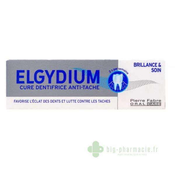 Elgydium brillance et soin pate dentifrice 30ml