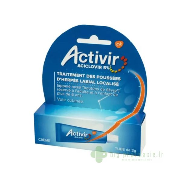 Activir 5% Crème Flacon Pompe 2G