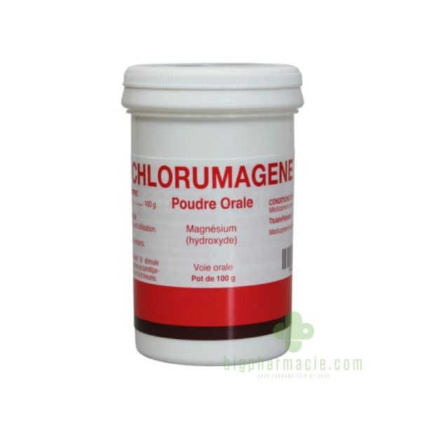 chlorumagene poudre laxative 100g