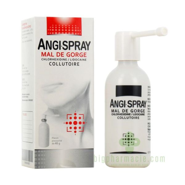 Angispray Mal de Gorge Collutoire 40G