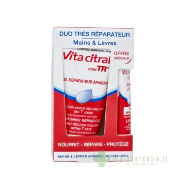 Vita Citral Duo Très Réparateur Mains et Lèvres
