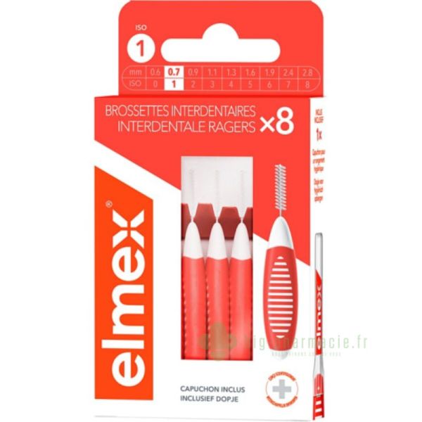 Elmex Brossettes Interdentaires boite de 8 brossettes