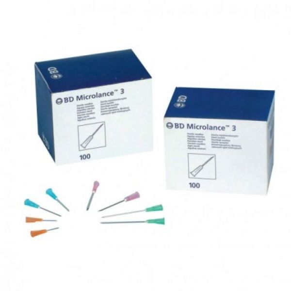 BD Microlance 3 Aiguille 20G jaune 100 Pièces