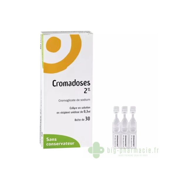 Cromadoses 2% Collyre 30 Unidoses