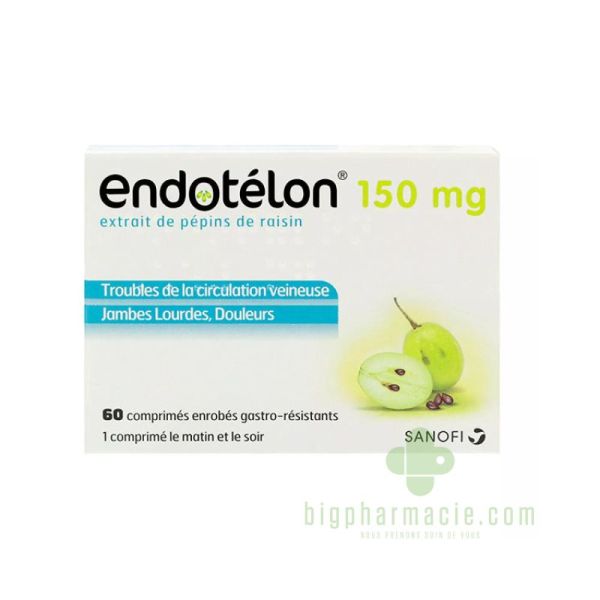 Endotelon 150mg 60 comprimés