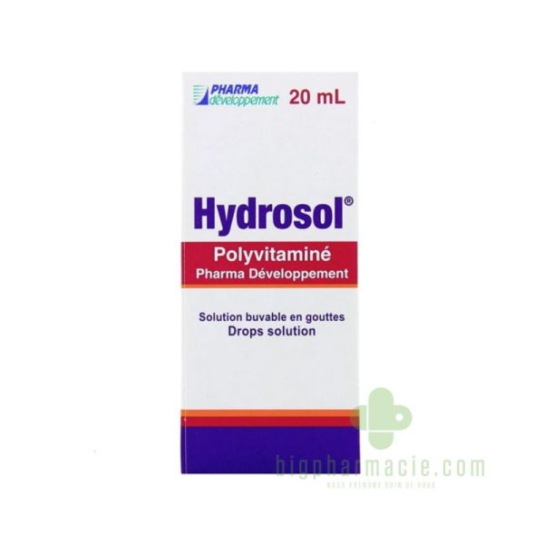 HYDROSOL POLYVITAMINE PHARMADEVELOPPEMENT, solution buvable en gouttes