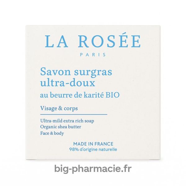 La Rosee Savon Surgras ultra doux au Beurre De Karité bio