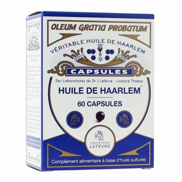 HUILE DE HAARLEM 60 CAPSULES ENROBEES