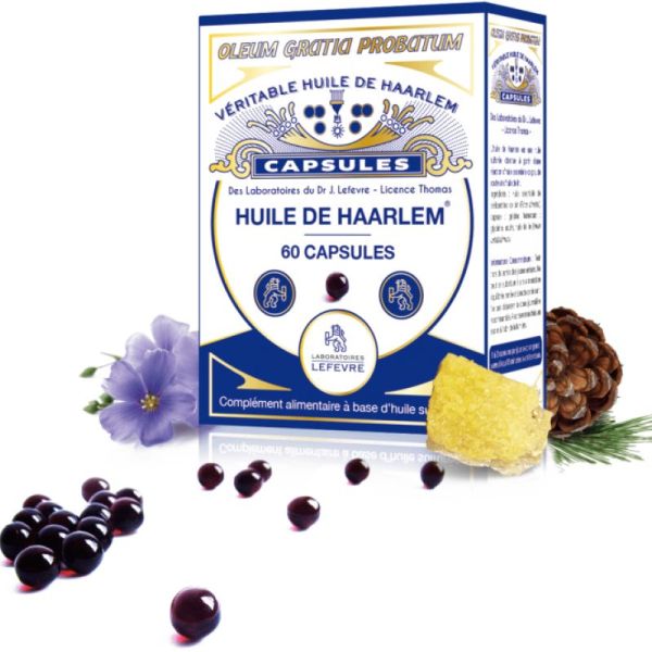 HUILE DE HAARLEM 60 CAPSULES ENROBEES