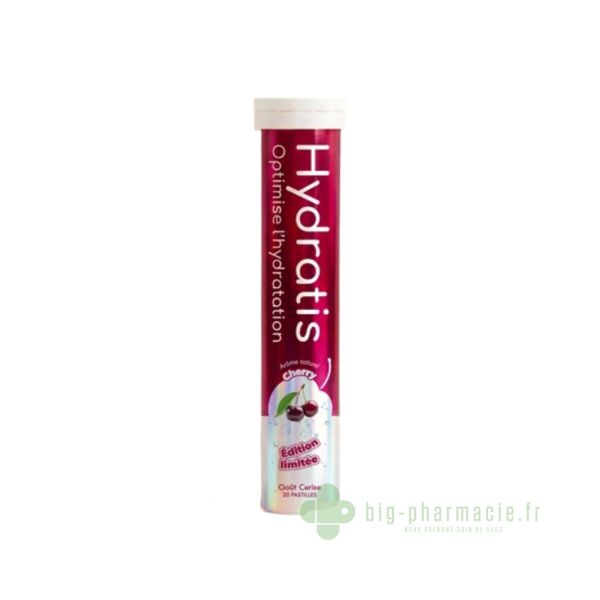 Hydratis Pastille Hydratation Saveur Cerise – Électrolytes & Oligoéléments Essentiels