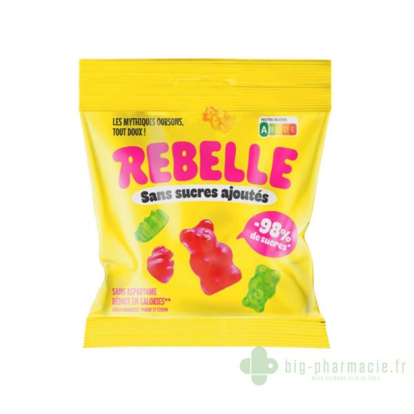 Rebelles, bonbons sans sucres ajoutés