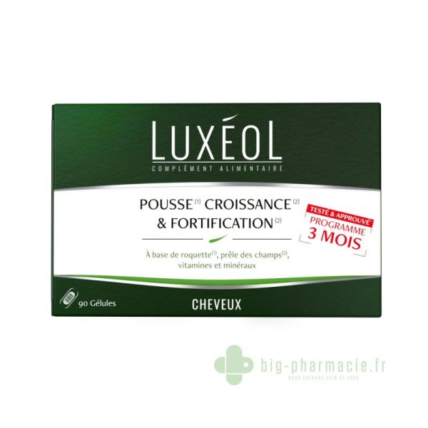 Luxeol croissance fortifiant 90 capsules