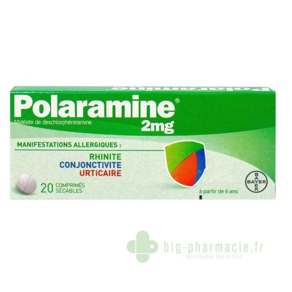 Polaramine 2mg comprimés sécables