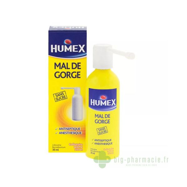 Humex Mal De Gorge Collutoire 35ml