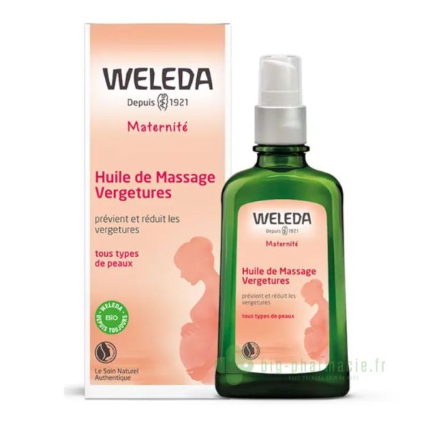 Weleda Huile de massage Vergetures 100ml