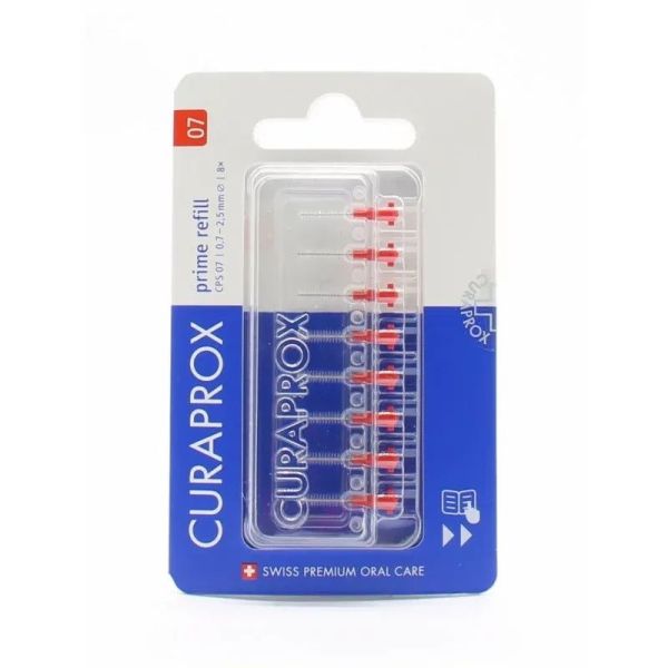 CURAPROX CPS 07 prime plus refill 8x, rouge