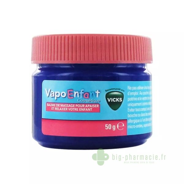 Vicks Vapoenfant Baume Massage enfant pot de 50 grammes