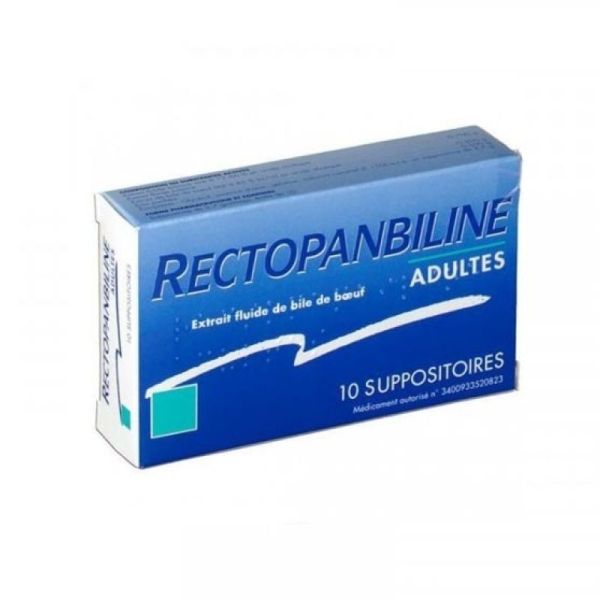 Rectopanbiline suppositoires