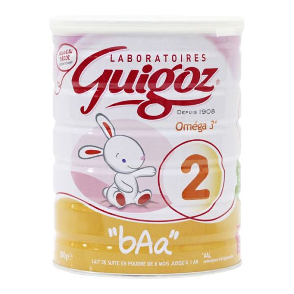 Guigoz bAa Transit 2 Lait 6-12 mois 800gr