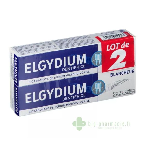 Elgydium Blancheur 75ml Lot de 2