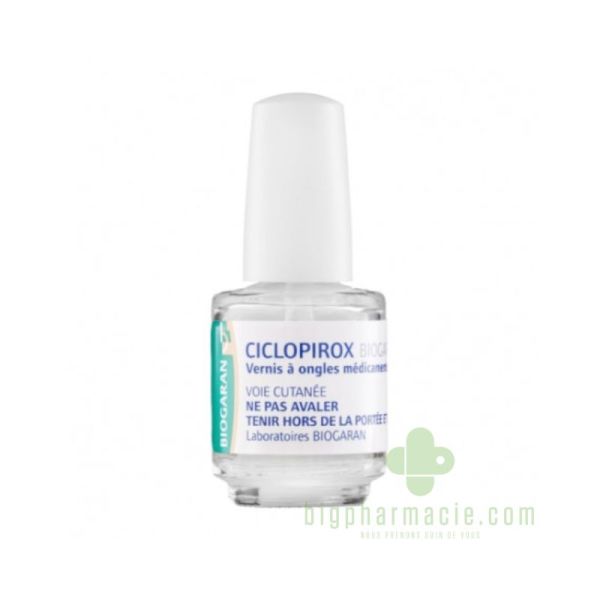 Ciclopirox 8% Vernis à ongles Biogaran