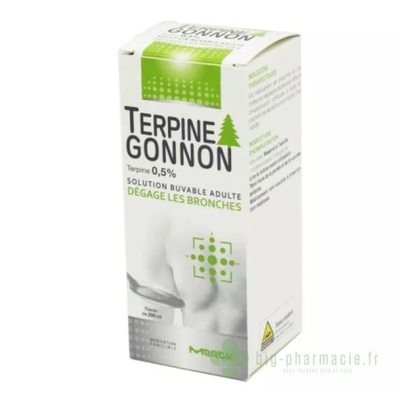 TERPINE GONNON 0,5 POUR CENT, solution buvable