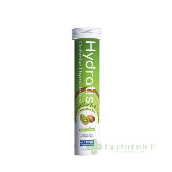 Hydratis Pastille Hydratation Saveur kiwi – Électrolytes & Oligoéléments Essentiels