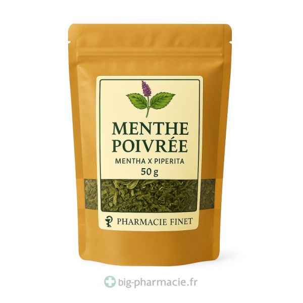 Menthe poivrée feuilles vrac 50 grammes