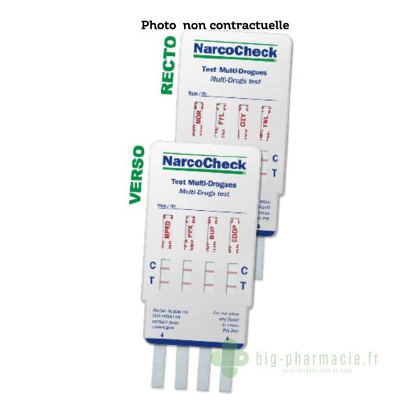 Narcocheck test urinaire antalgiques et opioïdes