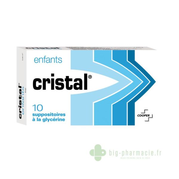 Cristal Suppositoire enfant boite de 10