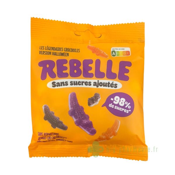 Rebelle, bonbons sans sucres ajoutés