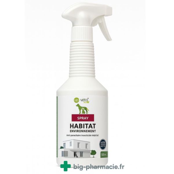 Spray antiparasitaire pour l'habitat 500ml